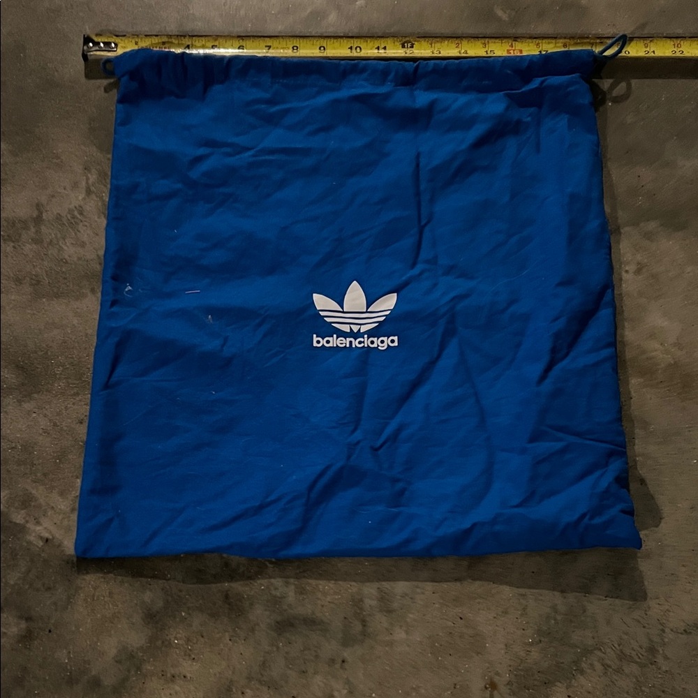 Authentic Balenciaga Blue Drawstring Storage Pouch